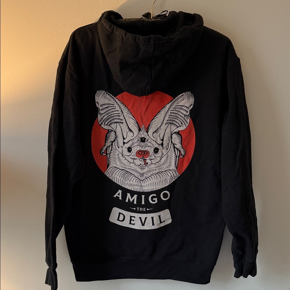Amigo the Devil men’s hoodie - Picture 2 of 2